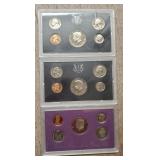 (3) U.S. Mint Sets 1971-1972-1990