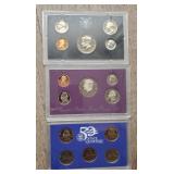 (3) U.S. Mint Sets 1972-1990-2000