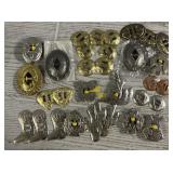 (80+) Silver & Gold Tone Conchos