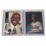 (2) Mint Michael Jordan Rookie Baseballl Cards