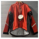 Red/ Black Showers Pass Cycling Jacket