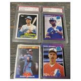 PSA Grade Rookie Ken Griffey Jr + Randy Johnson