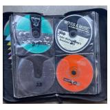 Collection of CDs in Case