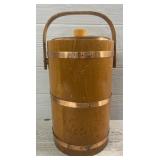 MCM 1982 Thermos Wood Ice Bucket
