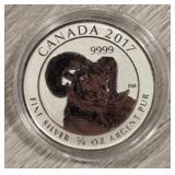 ï¿½-Ounce Silver Round: Ram