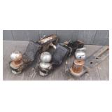 (3) Trailer Hitches W/ Balls For Towing