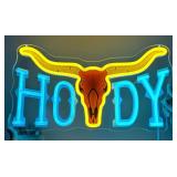 New LED "Howdy" Sign