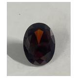 Red Ruby Faceted Gemstone