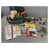 (4) Fishing Reels & Tackle