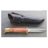 Buck Knife #102 Fixed Blade W/ Leather Sheath