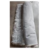 Large Blue/Grey Shag Rug