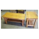 Wooden Coffee & End Tables