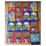 (16) 1988-90 Unopened Packs Baseball Cards