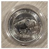1ï¿½-Ounce Silver Round: 2015 Buffalo
