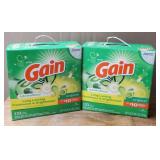 (2) Boxes of Gain Laundry Detergent