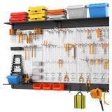 113 PCS Pegboard Wall Organizer Kit