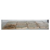 (8) Oak Ariol Steel Camping Dishes