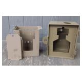 (2) Metal Frame Camera Boxes/ Safety Boxes