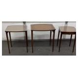 (3) Nesting Wooden End Tables