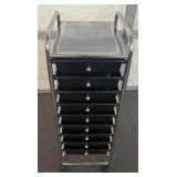 (9) Drawer Craft Cart W/ Wheels