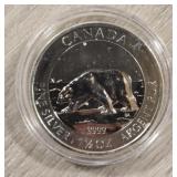 1ï¿½-Ounce Silver Round: Polar Bear