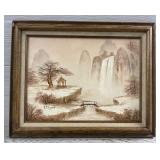 Signed Scenic Framed Oil Painting