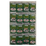 (16) 1991 Ultra Unopened Packs Football Cards