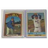 (2) Tom Seaver Topps 1972 & 1976 Cards