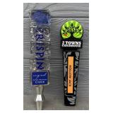 (2) 2 Towns Ciderhouse Beer Taps