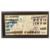 1979 Speer Ammo Founders Bullet Display Board