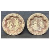 (2) Shakespeare Lovers LE Incolay Studios Plates