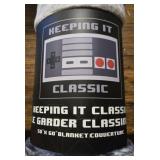 New Nintendo "Keeping It Classic" Blanket