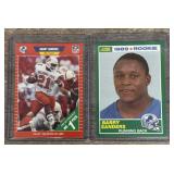 (2) 1989 Score / Proset Barry Sanders Rookie Cards