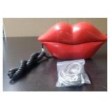 Red Lips Telephone w/ Cord