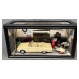 Vintage Model Car Garage Diorama