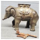 A.C. Williams Elephant Swinging Trunk Bank