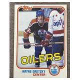 1981 Topps Wayne Gretzky Hockey Card