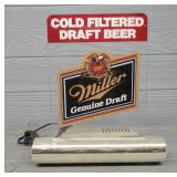 Miller Genuine Draft Beer Advertising Light