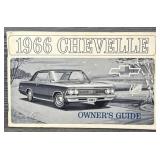 Original 1966 Chevelle Owners Manual
