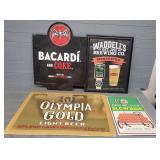 (4) Bar Advertisement Signs
