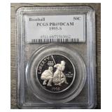 1995-S U.S. Commemorative Baseball Half Dollar