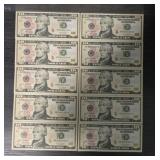 (10) Consecutive U.S. $10 Notes