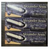 (60) Rounds of .50 Beowulf Ammo