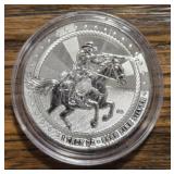 One Ounce Silver Round: Cowboy Gunslinger