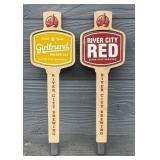 (2) RiverCity Brewing "Redï¿½ &ï¿½Girlfriendï¿½ Taps