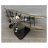 WWI Sopwith Camel Mahogany Desk Model w/ Stand