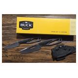 New Buck Knife Paklite Knife Set w/ Sheath