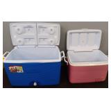 (2) Ice Coolers