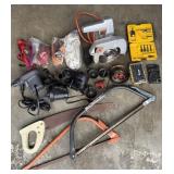 Various Tools, Pumps, Straps etc