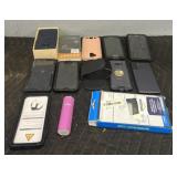 (13) Assortment of Android Phones and Cases